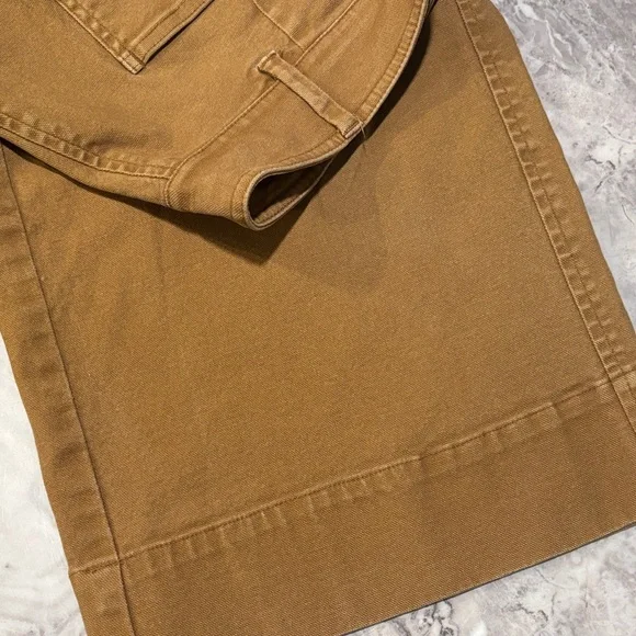Madewell Wide Leg Pants in Brown - Picture 8 of 11
